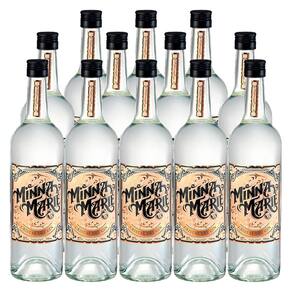 Gin Nacional Minna Marie Cristal 750ml 12 Unidades