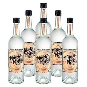 Gin Nacional Minna Marie Cristal 750ml 6 Unidades