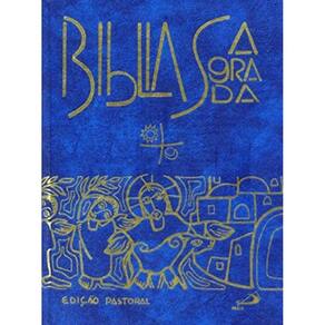 Bíblia Sagrada - Edição Pastoral - Grande Azul