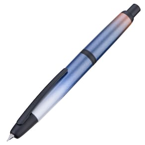 Caneta-tinteiro Jinhao 10 sem tampa com gradiente de caixa azul escuro