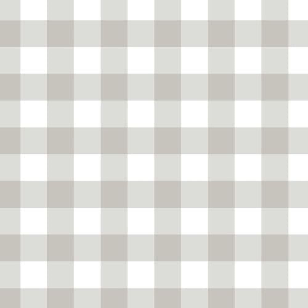 Papel De Parede Happy Xadrez Bege 12379