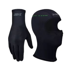 Luva X11 Termica Segunda Pele X11 Moto Calor E Frio + Balaclava Termica