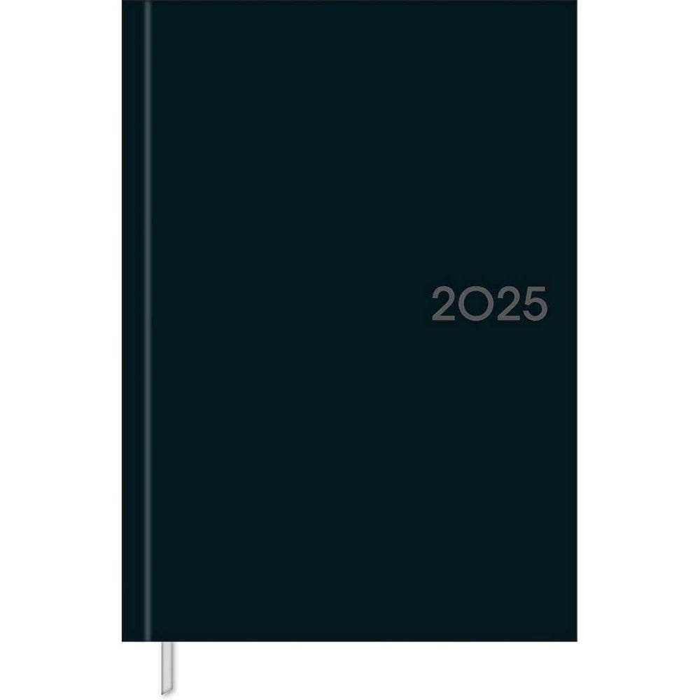 Agenda Costurada 2025 Diaria Milano Preto Tilibra