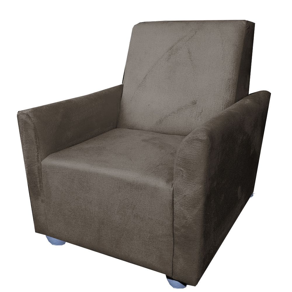 Sofá Mini Poltrona Infantil Angel Marrom