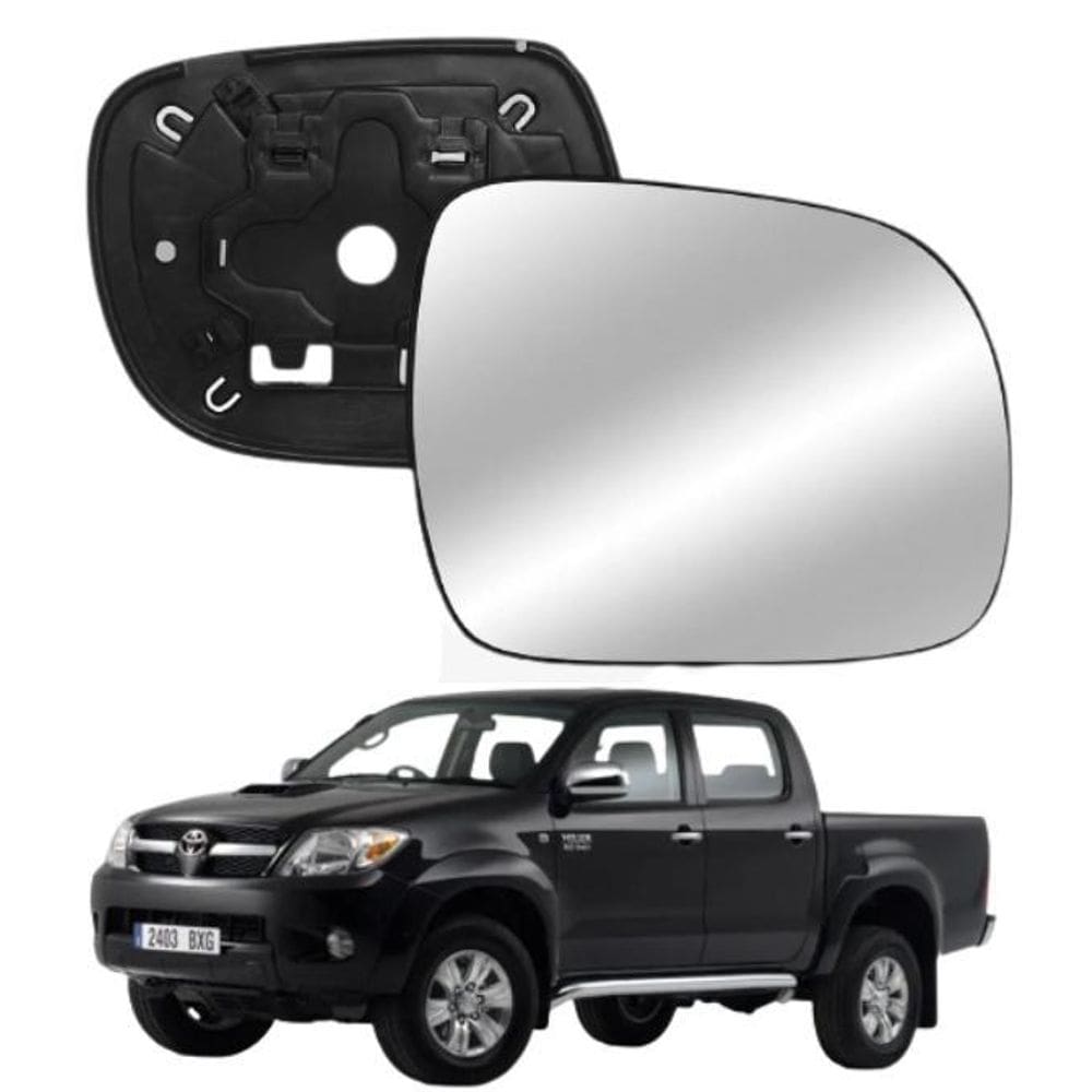 Lente Retrovisor Com Base Hilux 05-11 Ld Direito
