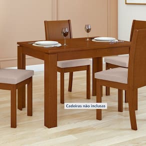 Mesa de Jantar Tampo MDP 120cm Athenas Frassino