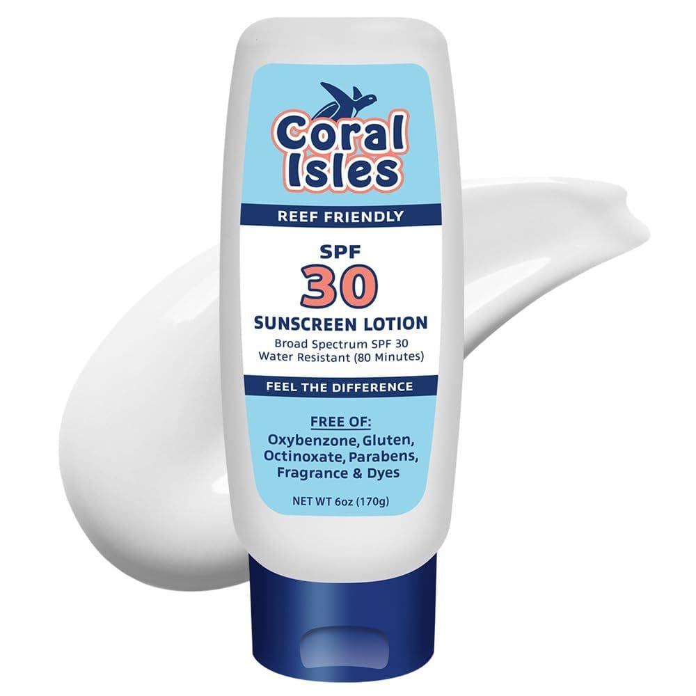Protetor solar Coral Isles SPF 30 Broad Spectrum 177ml resistente à água