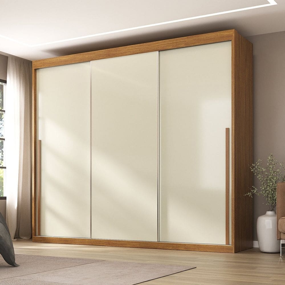 Guarda-Roupa Portas de Correr Spazio Cinamomo /Off White