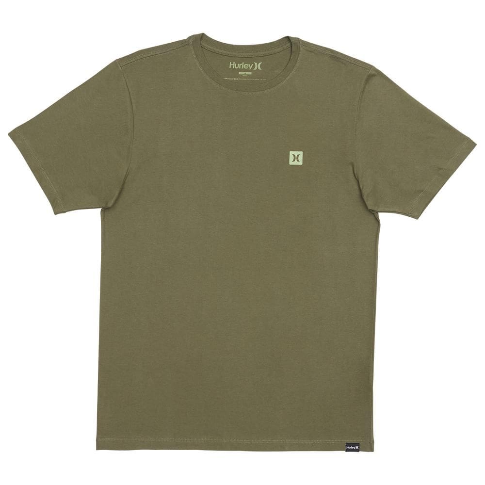 Camiseta Hurley Mini Icon Over WT25 Masculina Militar