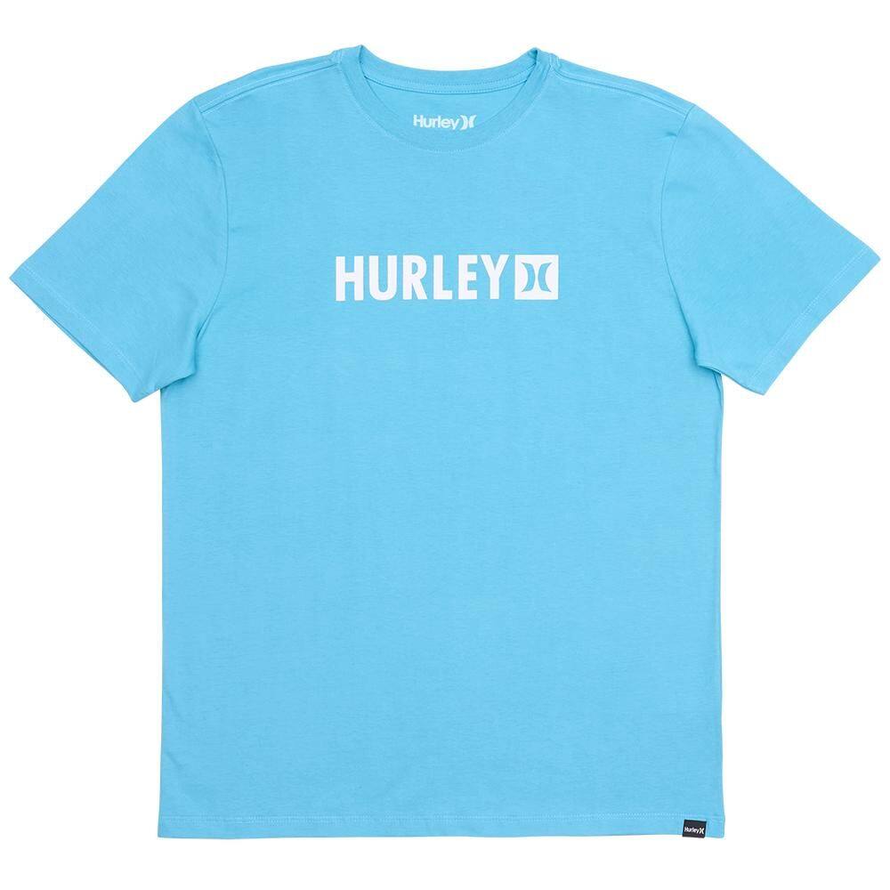 Camiseta Hurley Square WT25 Masculina Azul Claro