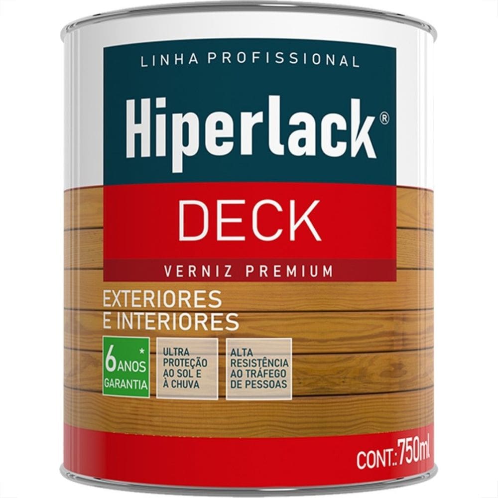 Verniz Hyperlack Deck Natural 750Ml