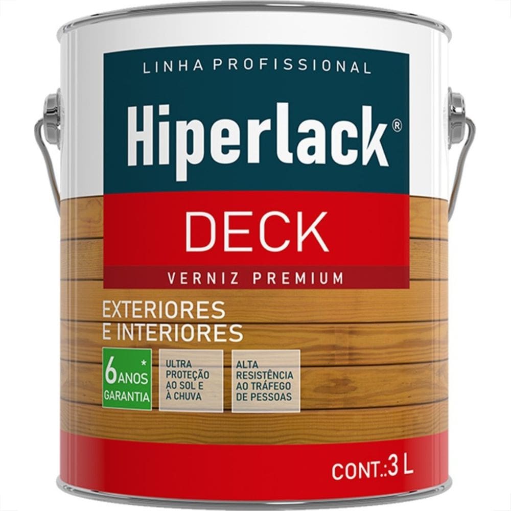 Verniz Hyperlack Deck Natural 3L