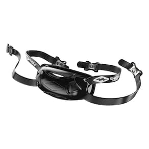 Chin Strap Shock Doctor Showtime Solid Black para futebol