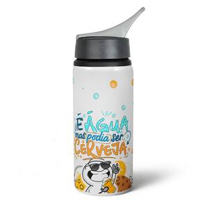 Garrafa Squeeze NK Funny - É água, mas podia ser cerveja