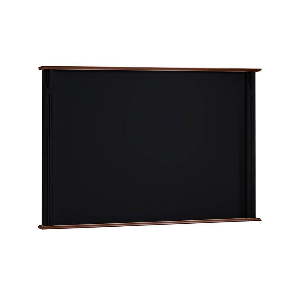 Painel de TV para Sala 150cm Clássico 50505 Linz Móveis - Preto/Imbuia Glazer