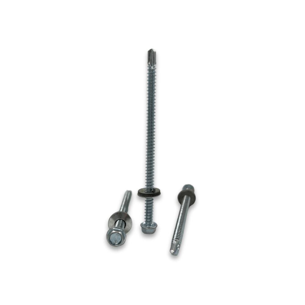 PARAFUSO SEXTAVADO BROCANTE 3POL. 5.5x75 (12x3) COM 100 ZINCADO