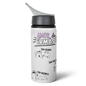 Garrafa Squeeze NK Flork Irmãos - Amor de irmãs