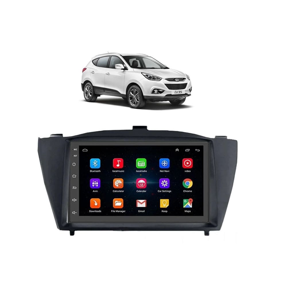 Kit Multimídia IX35 GLS 2010 / 2023 Android 7 Pol 2/32GB - Roadstar RS-815BR Prime