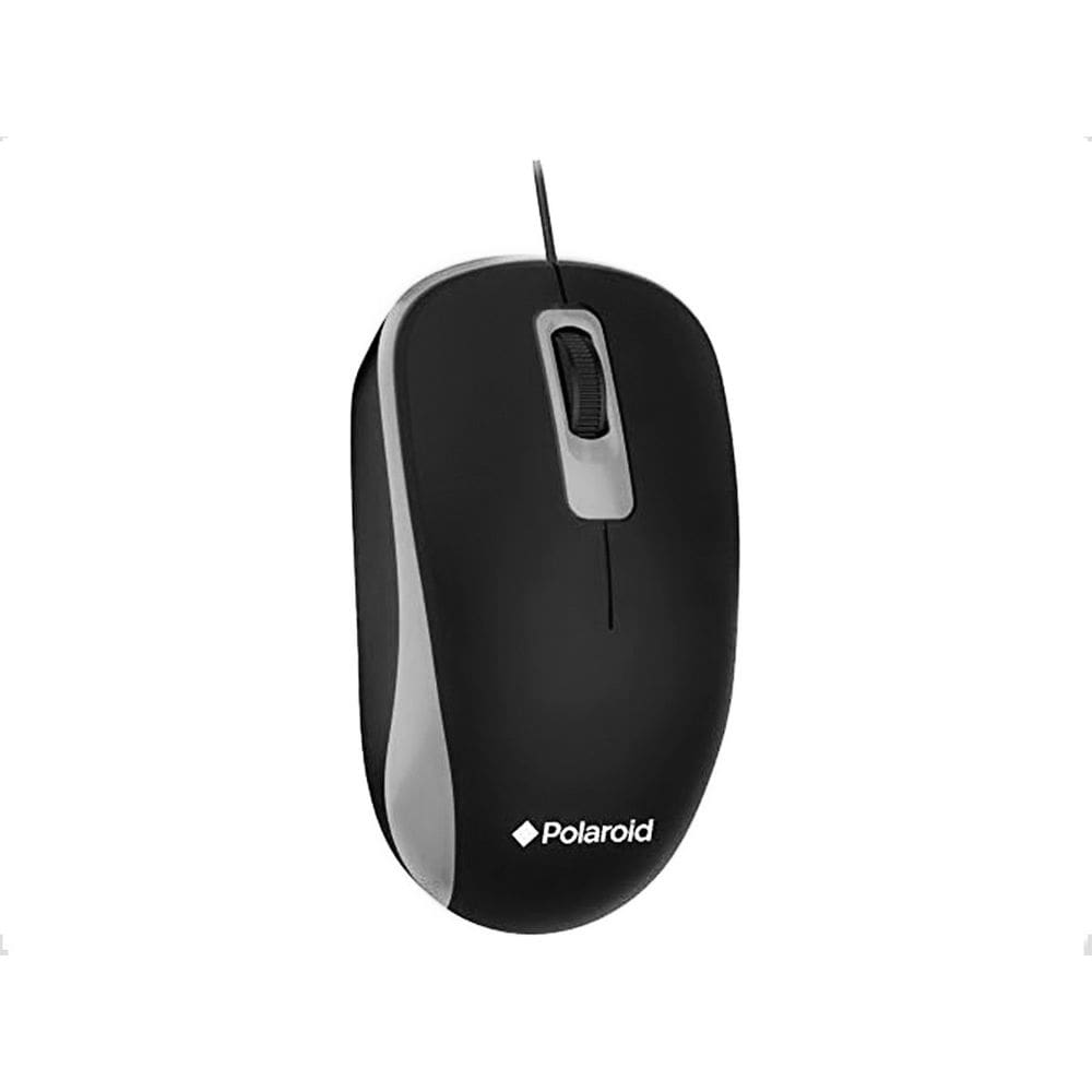 MOUSE OPTICO USB POLAROID 1000 DPI  Cinza