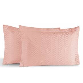 Kit Portas Travesseiros Gold Percal 200 Fios Algodão 50cm x 70cm 2 Peças - Rose