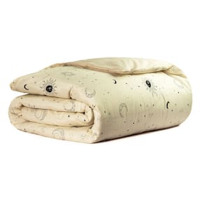 Capa Duvet para Edredom King Essencialle com Ziper 1 Peça - Sol e Lua