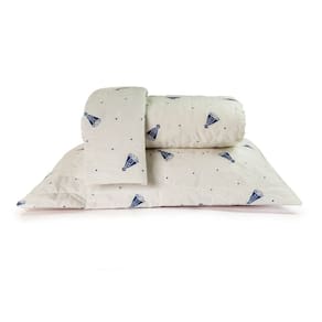 Cobre Leito Queen Essencialle Estampado 150 Fios 3 Peças - Nossa Senhora