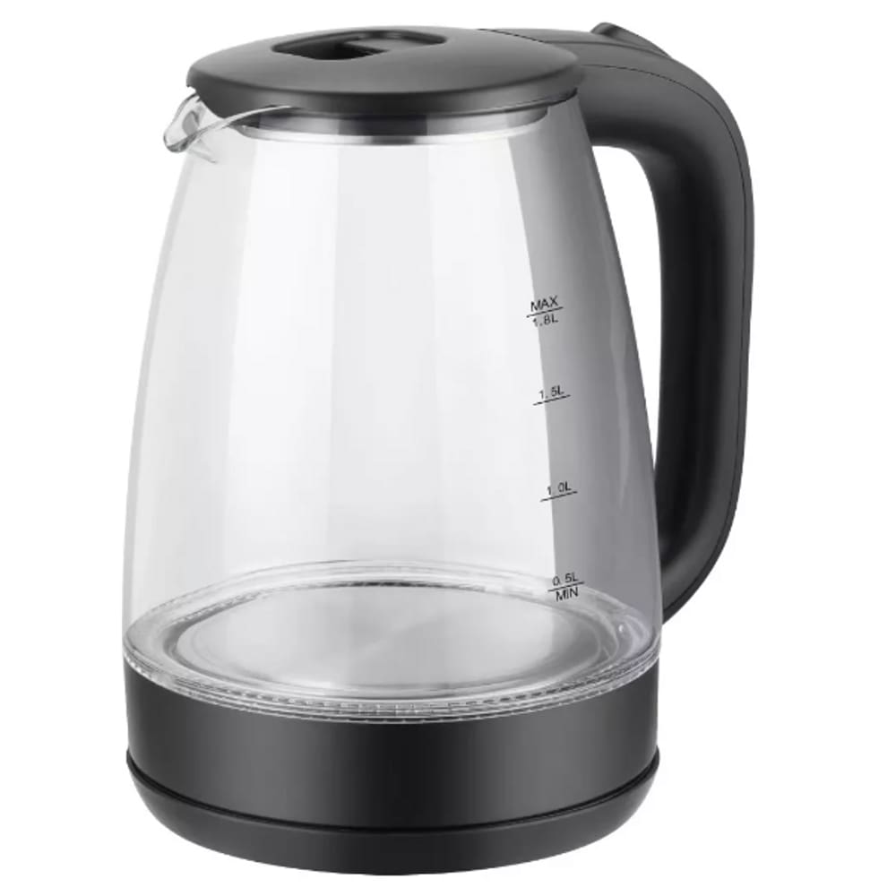 Chaleira Eletrica de Vidro 1.8L 1000W Desligamento Automatico 127V