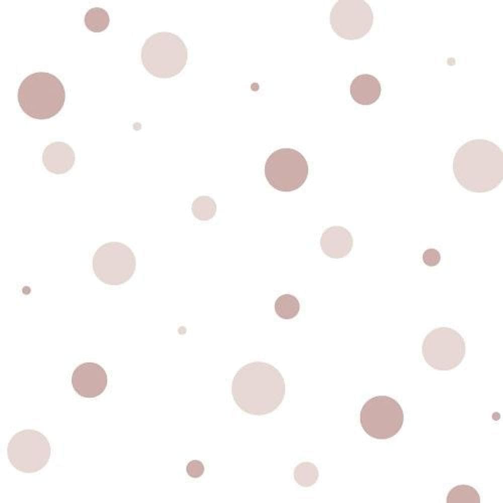 Papel De Parede Happy Infantil Branco 14824