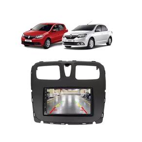 Kit Multimídia Sandero Logan 2015 / 2024 Life Android 7 Pol Carplay 2/32GB - 701KC FirstOption