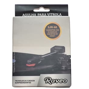 Agulha Vitrola Toca Disco Retrô Antiga SJN 68 Safira Compatível Raveo Sonetto Stadio Spazio New Opera Vanguard