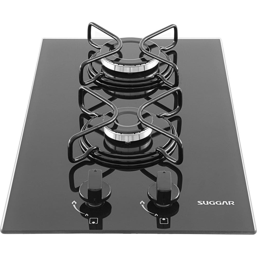 Cooktop Suggar Mesa De Vidro 2 Queimadores FG2002AVP Bivolt