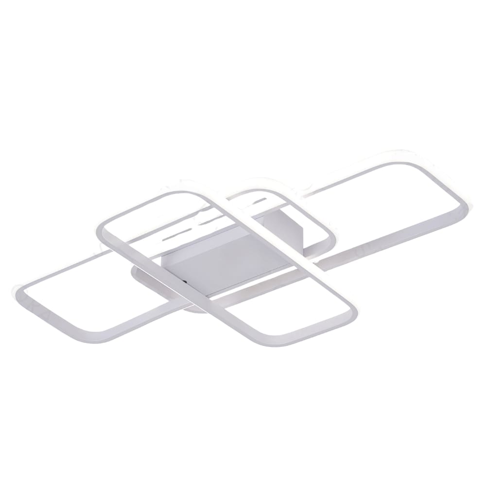 Plafon Branco 70cm LED 78W 3 em 1 Bivolt