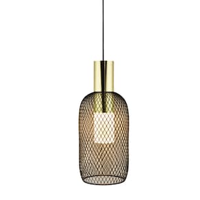 Pendente Orbis Preto 23,5cm Led 9W 3000K Bivolt