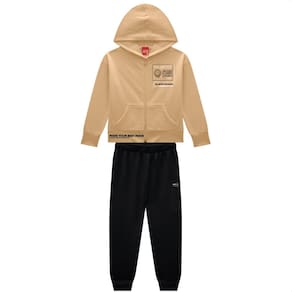 Conjunto Premium Kyly Infantil Menino Jaqueta Calça Camurça
