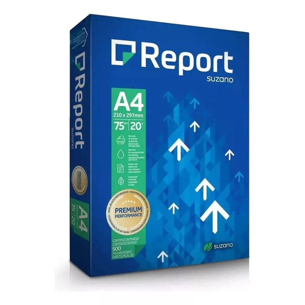 Papel A4 Sulfit 75G M2 210Mm X 297Mm Com 500Fls