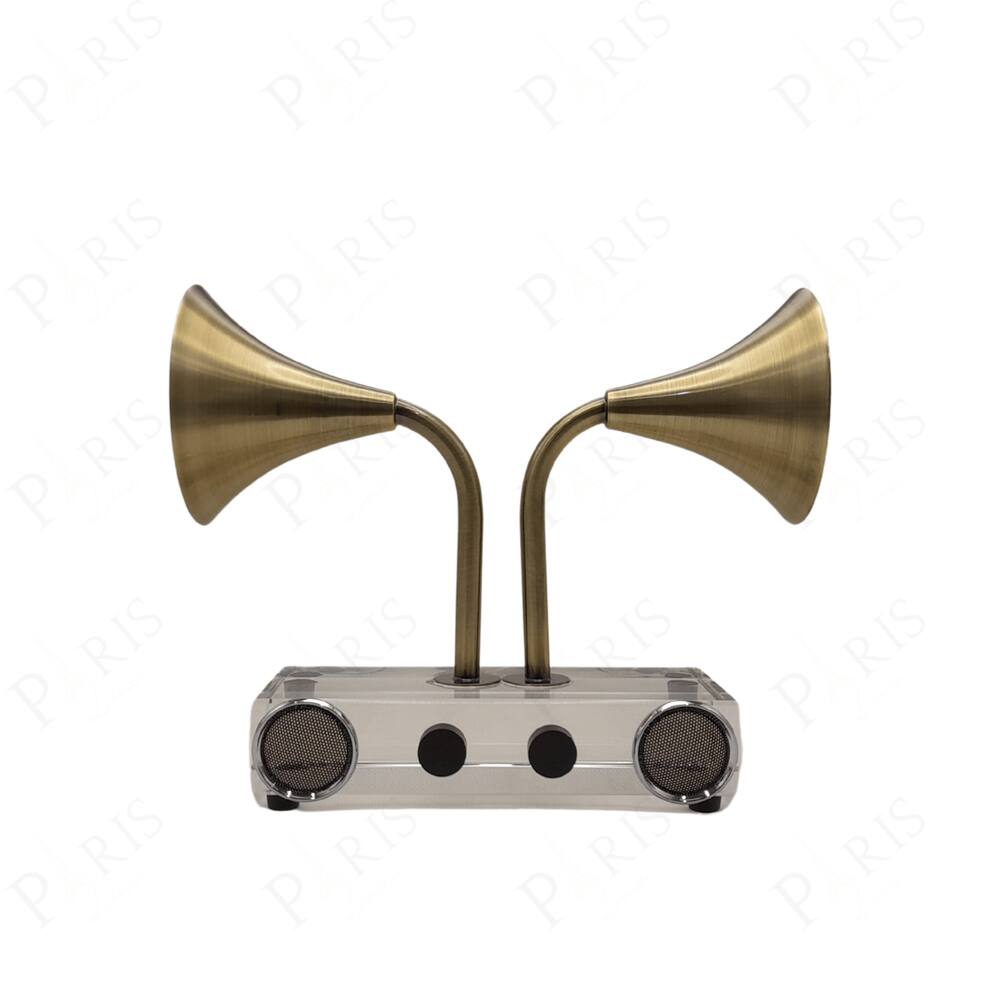 Peça Decorativa Gramofone Antigo Dourado 21cm 15082-PL