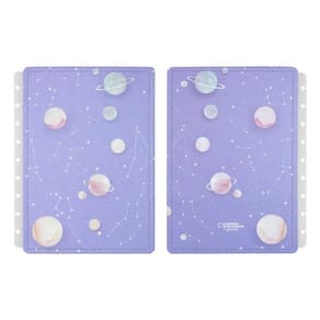 Capa Medio Purple Galaxy By Gocase Caderno Inteligente