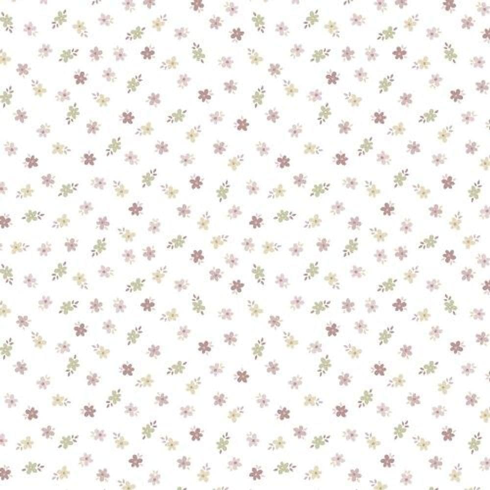 Papel De Parede Happy Floral Bege 14844