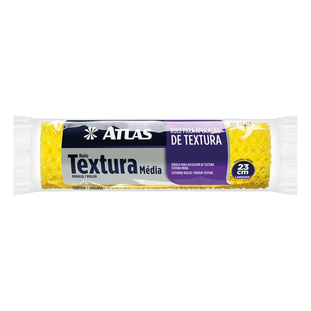 Rolo De Textura Média 23cm 110/65 | Atlas