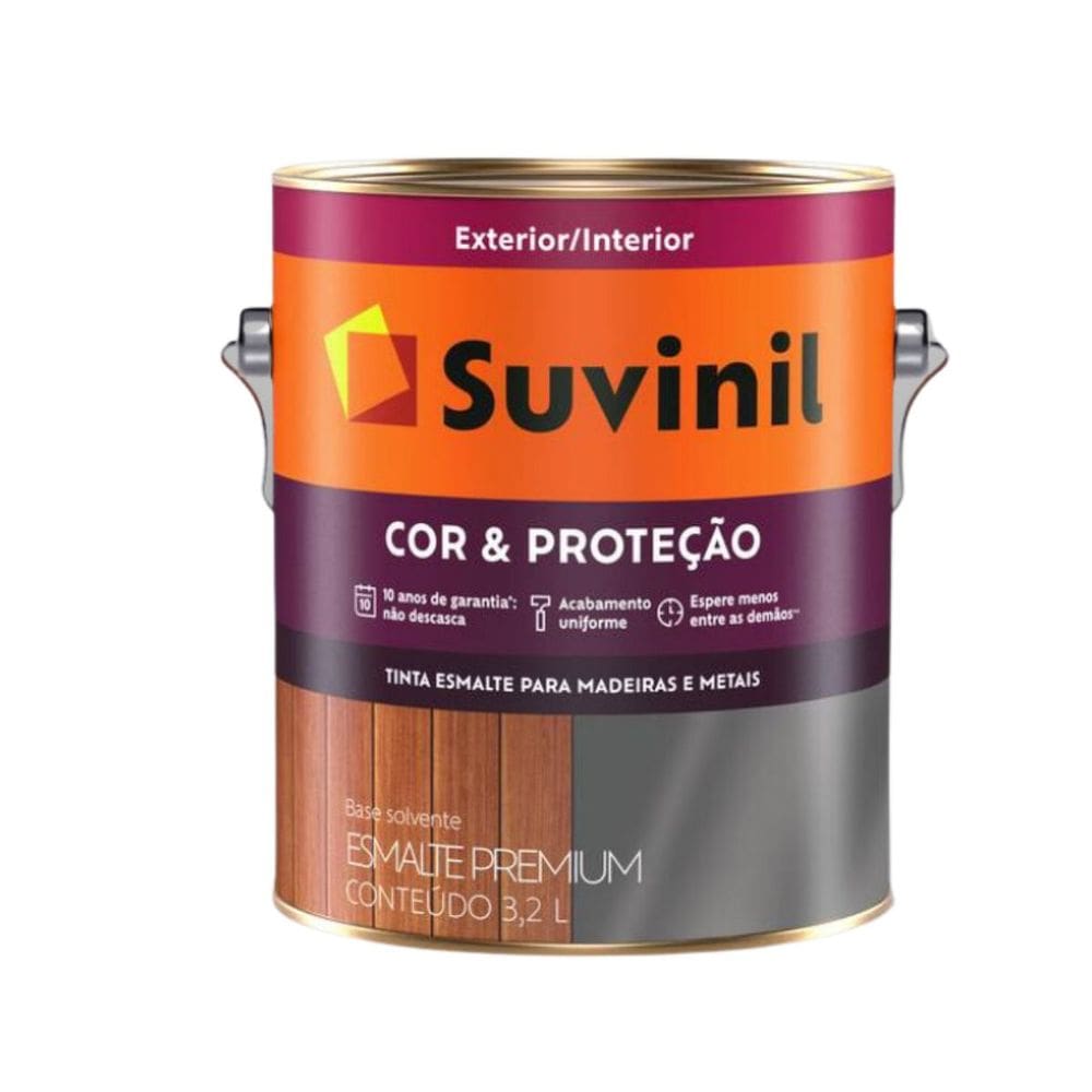 Base A2 Esmalte Cor & Proteção Acetinado 3,2l | Suvinil