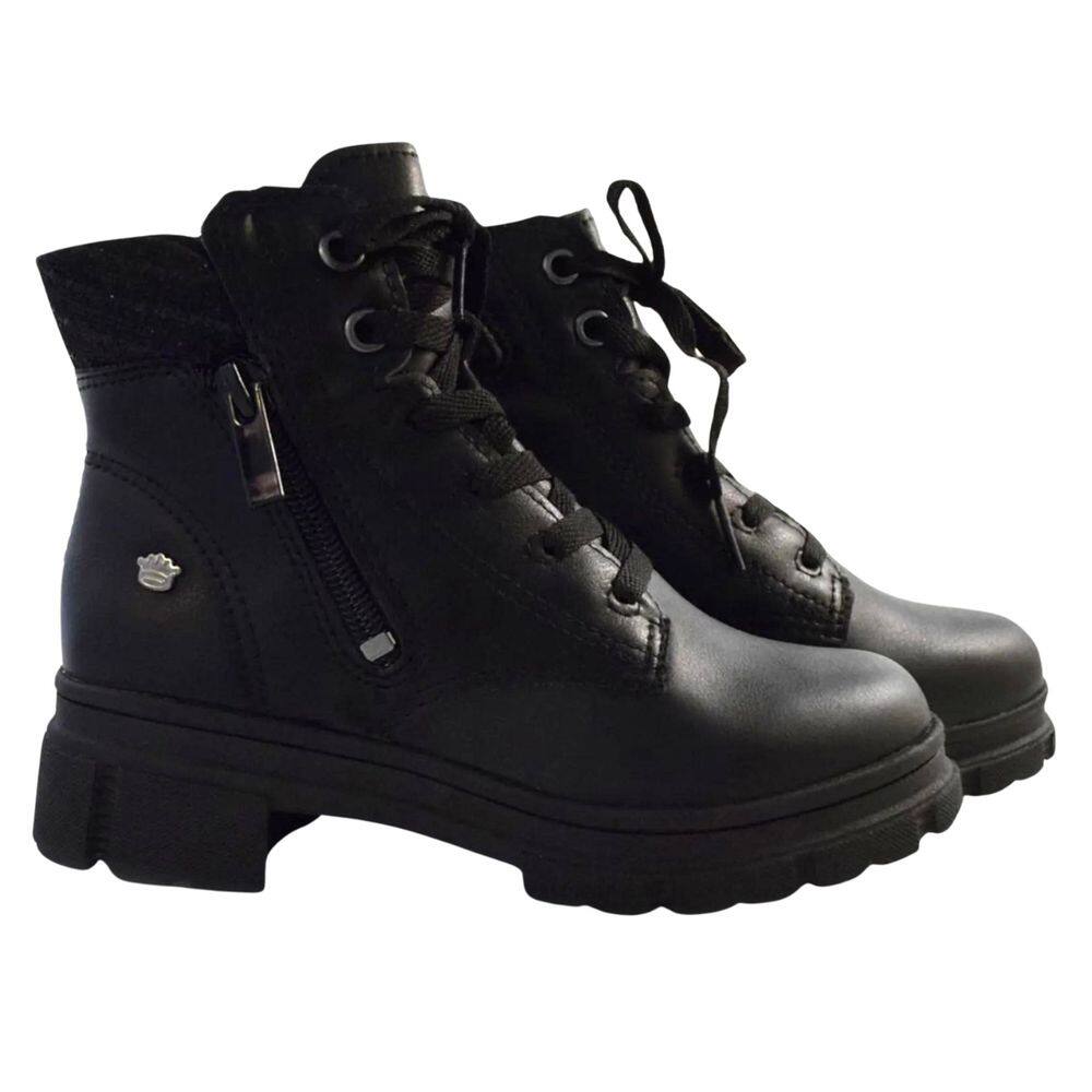 Bota Coturno Pinkcats Infantil Preto