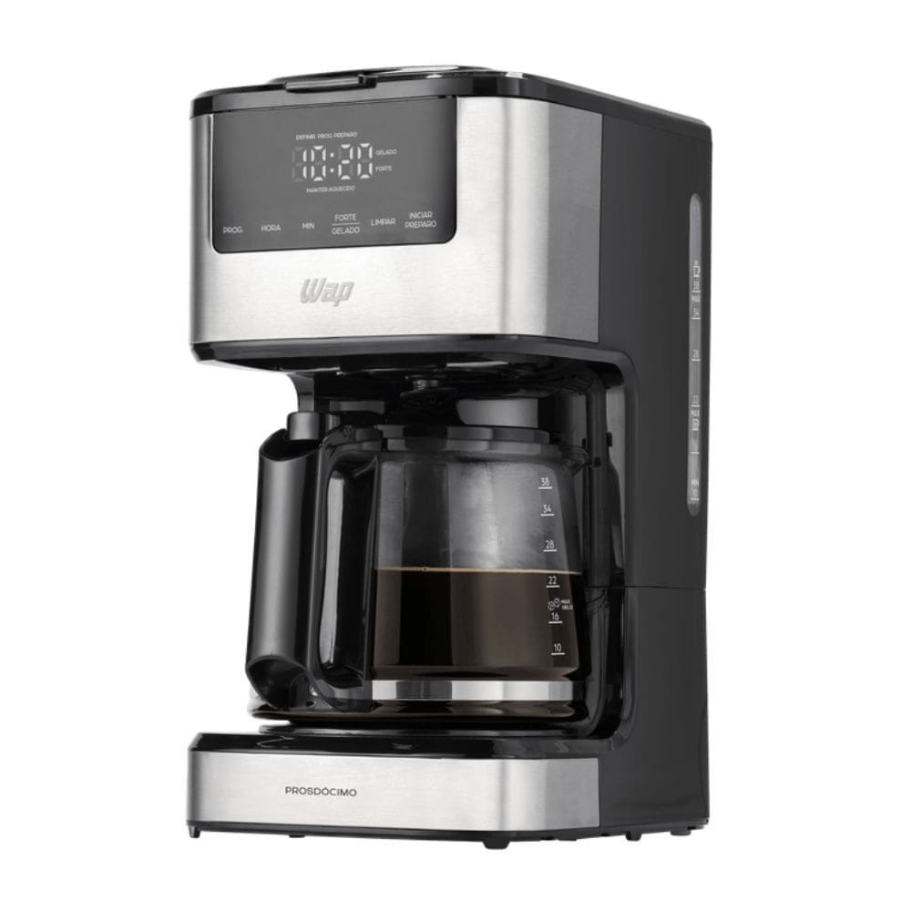 Cafeteira Elétrica Digital Timer Programável Wap 900W