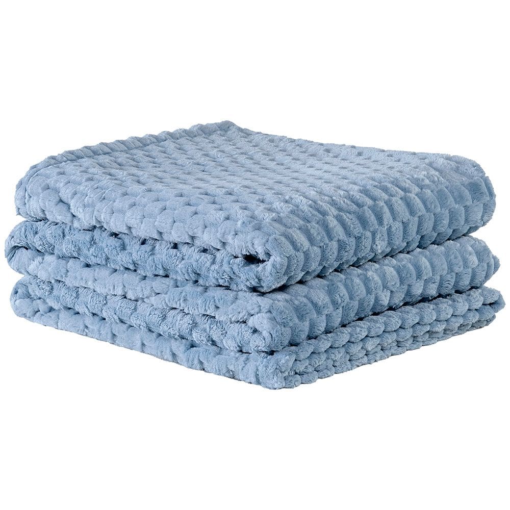 Cobertor Queen Marshmallow Manta Flannel Ultrasoft - Mirtilo