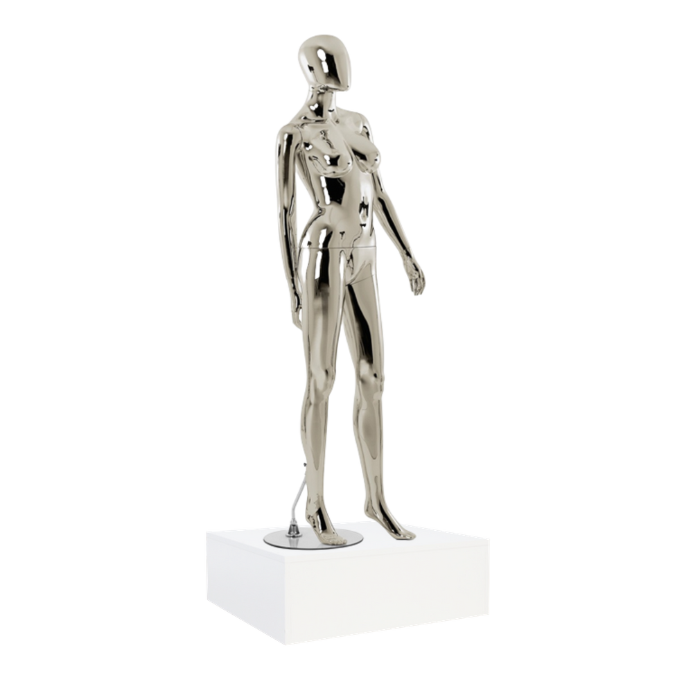 Base Tablado Para Manequim G20 - 20cm Branco Cód.420