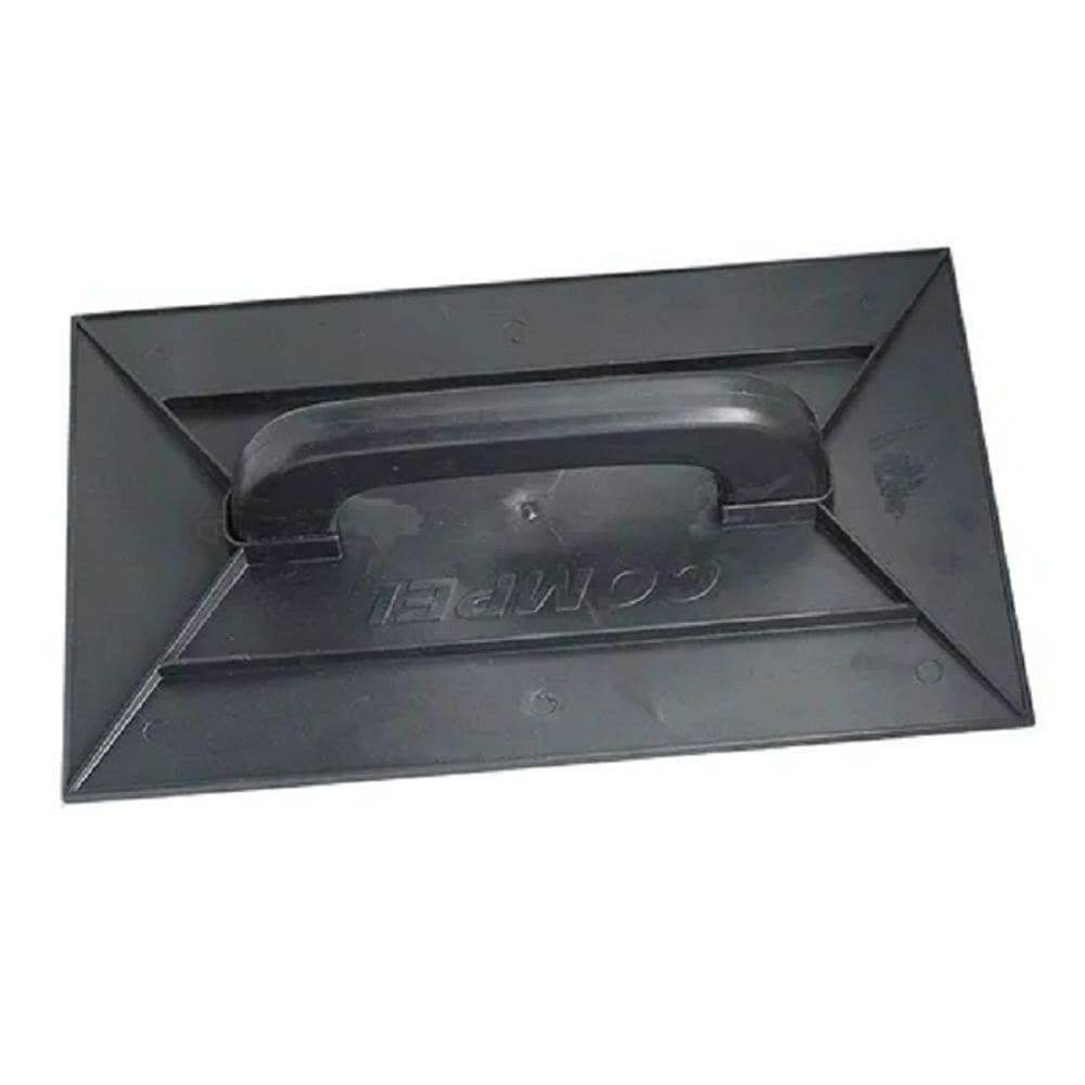 Desempenadeira Plastica Preta Lisa 18X30CM Compel 0.2431