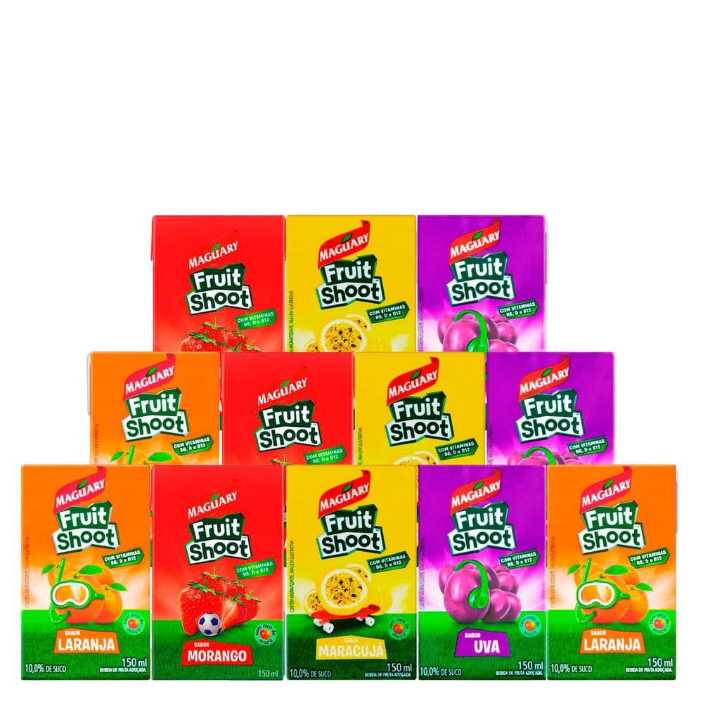 Kit Bebida Saborizada Maguary Fruit Shoot 150ml