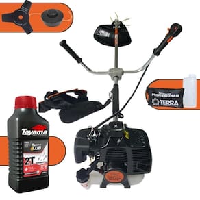 Máquina De Cortar Grama Gasolina Terra GRH430 + Óleo Toyama