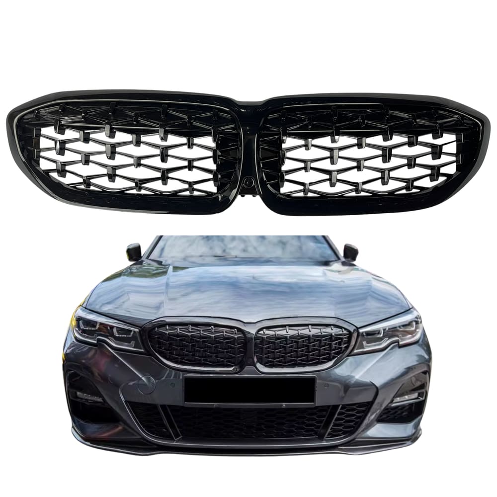 Grade Bmw Diamante G20 G28 Black Piano 320 330 340 M colmeia