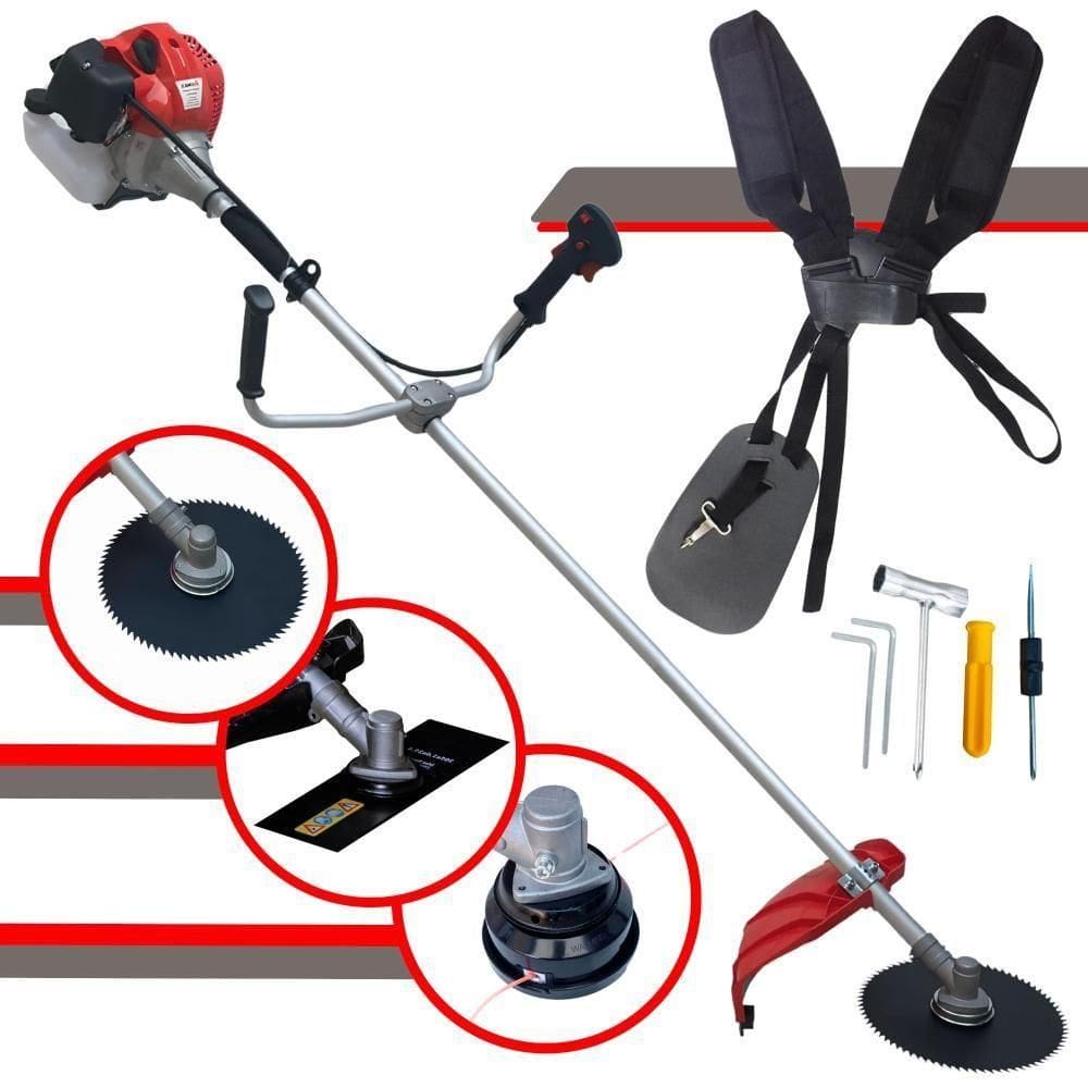 Roçadeira Profissional Anmax CG430P-TB 43CC + Faca 80 Dentes