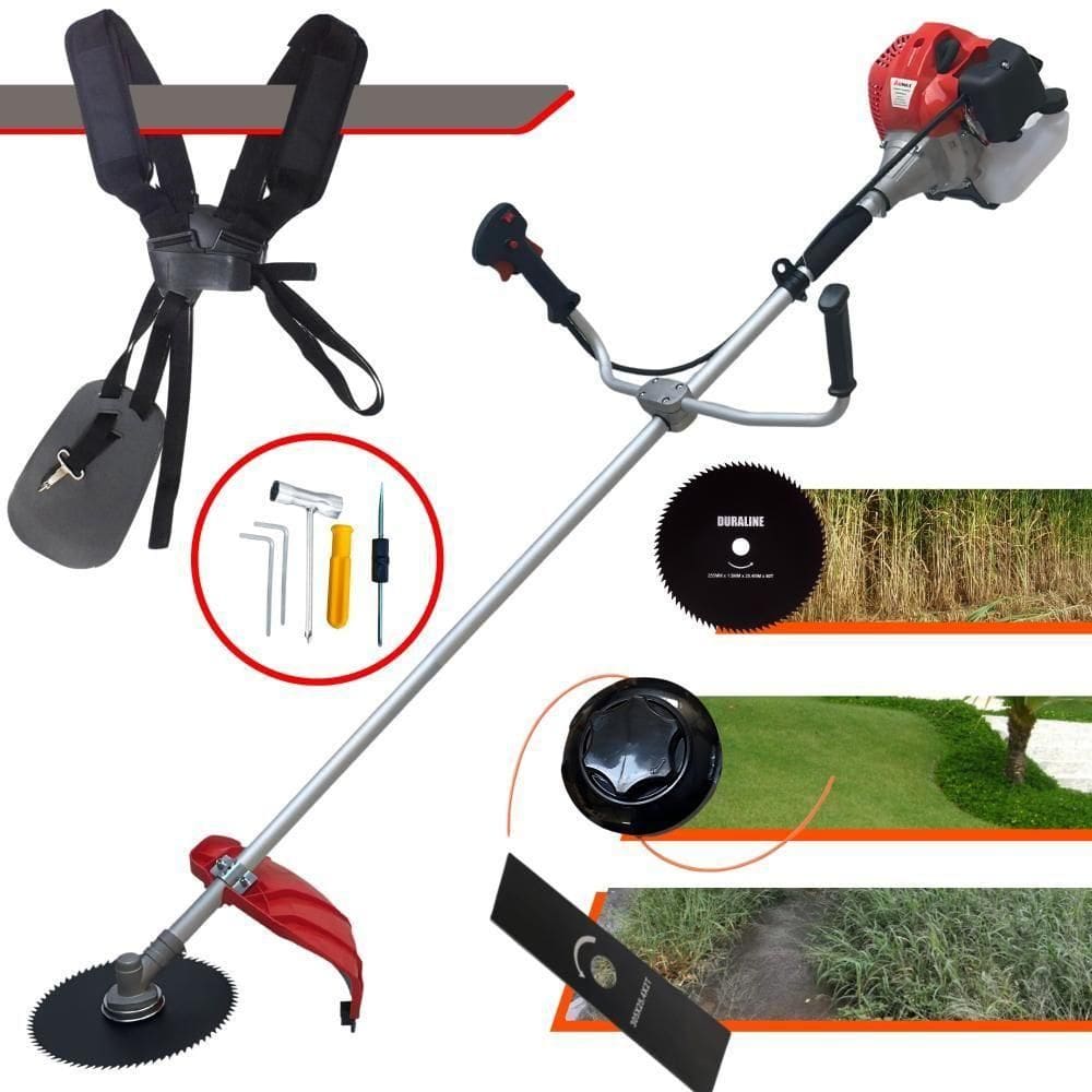 Roçadeira CG430P Anmax 43CC Com Carretel E Faca 2p + Faca 80d